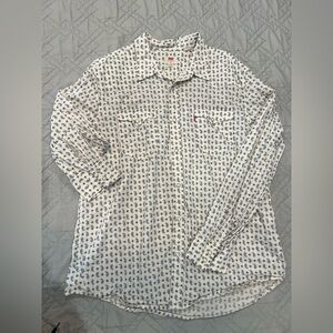 Levi’s Pearl Snap Western Shirt | Nashville Cowboy Country Style | Men’s XL